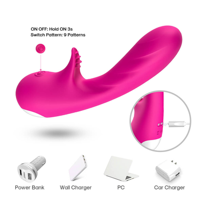 การชาร์จด้วยแม่เหล็กกระตุ้น G Spot Vibrator เพศของเล่นสำหรับชายและหญิง