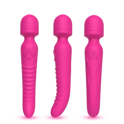 Dual End Massager เครื่องทำความร้อนอัจฉริยะ AV Wand Soft Neck Dildo Vibrator