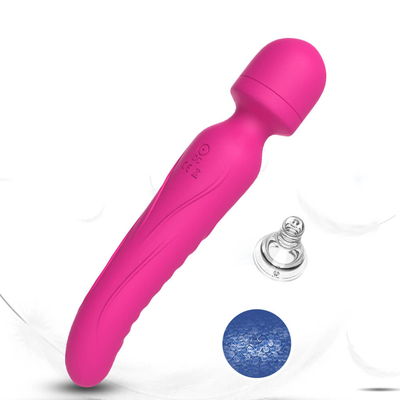 Dual End Massager เครื่องทำความร้อนอัจฉริยะ AV Wand Soft Neck Dildo Vibrator