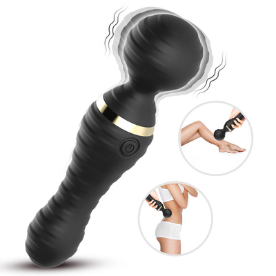 USB ชาร์จ AV Wand Massager จุกนมไฟฟ้ากระตุ้นเพศ Vibe