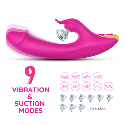 ซิลิโคนทางการแพทย์ C / G Spot Stimulator Spot Sucker ช่องคลอด Orgasm Famale Sex Toy