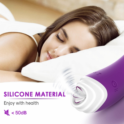 Dildo Vibrator Tongue Licker Stimulator, เครื่องนวดกระตุ้นช่องคลอดแบบกันน้ำ