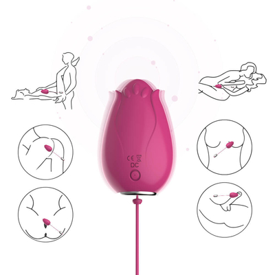 G Spot Vibrating Egg เซ็กส์ทอยสำหรับผู้หญิง Wireless Control Mini Flower Silicone