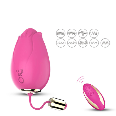 G Spot Vibrating Egg เซ็กส์ทอยสำหรับผู้หญิง Wireless Control Mini Flower Silicone