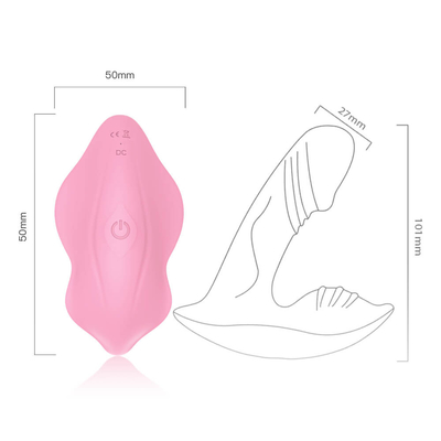 รีโมทคอนโทรลกางเกงสวมซิลิโคน G Spot Vibrator, Dildo Vibrator Sex Toy