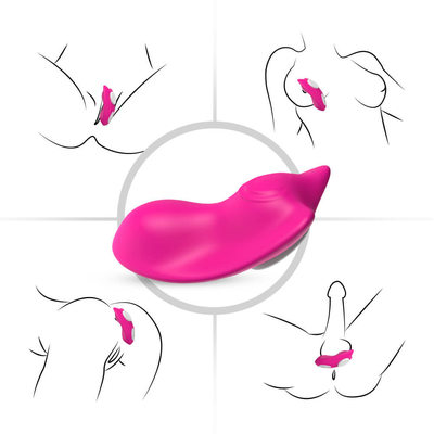 Magnetic Clitoris Panty Vibrator รีโมทคอนโทรล 9 Speed ​​Invisible Wearable