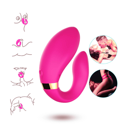 Dual Motors Vibration Foreplay Teasing Massager Remote Vibes ของเล่นคู่รักผู้ใหญ่