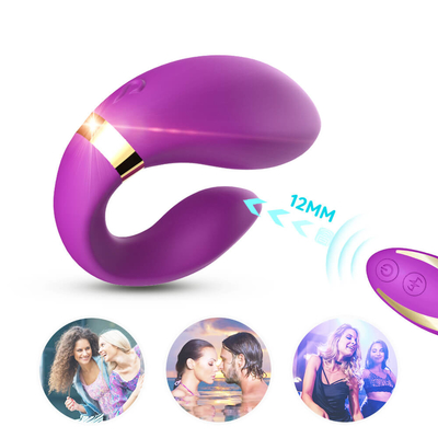 Dual Motors Vibration Foreplay Teasing Massager Remote Vibes ของเล่นคู่รักผู้ใหญ่