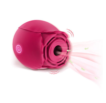 10 โหมด Rose Clitoral Sucking Vibrator เครื่องสั่นดูดแบบชาร์จได้สำหรับผู้หญิง