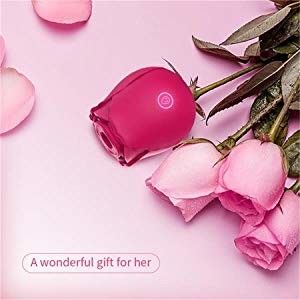 10 โหมด Rose Clitoral Sucking Vibrator เครื่องสั่นดูดแบบชาร์จได้สำหรับผู้หญิง