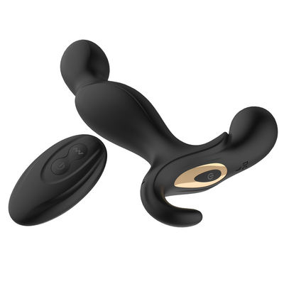 รีโมทคอนโทรลแบบโค้งงอได้เครื่องนวดต่อมลูกหมากกันน้ำชาย Masturbator Vibrator