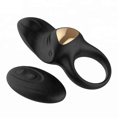 แหวนอวัยวะเพศชายไร้สายของเล่นทางเพศ 10 ความเร็วการควบคุมระยะไกล Clit Vibrator