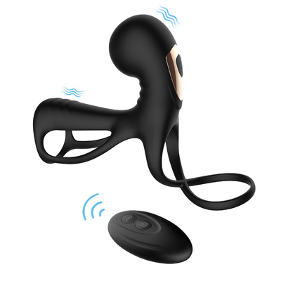 Mens Prostate Massager มือถือสั่นชาย Masturbator ซิลิโคนอวัยวะเพศชาย