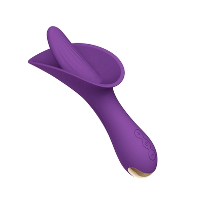 Clit Bullet Vibrator เครื่องกระตุ้นลิ้นปาก Soft Dildo Vibrator 166.5 * 73.6 * 56.5 มม