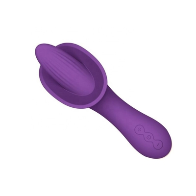 สัมผัสจริงสัมผัสลิ้นเลียเครื่องสั่นแบบชาร์จ T Massager OEM ODM