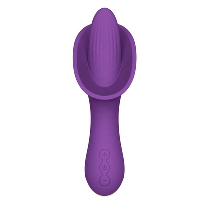 สัมผัสจริงสัมผัสลิ้นเลียเครื่องสั่นแบบชาร์จ T Massager OEM ODM