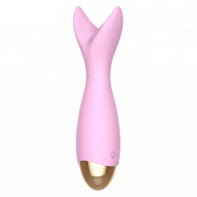 FDA ซิลิโคน Clit Stimulation Massager Dolphin Shaped Clit G Spot Vibrator Sex Toy