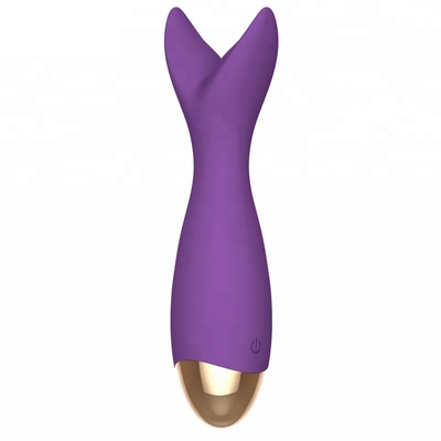 FDA ซิลิโคน Clit Stimulation Massager Dolphin Shaped Clit G Spot Vibrator Sex Toy