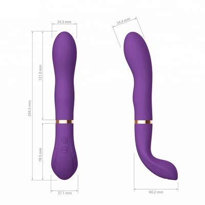 เครื่องสั่นความเร็วหลายแบบชาร์จ G-Spot Dildo Massager Orgasm ของเล่นทางเพศหญิง