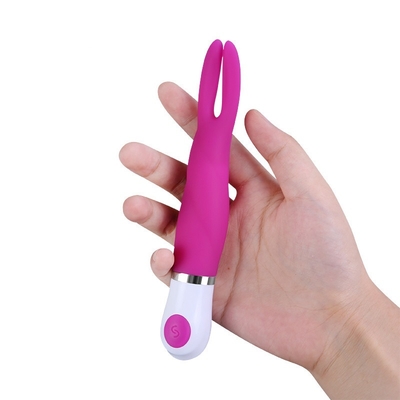 162 * 26 * 26 มม. 90 นาทีเครื่องสั่นกระต่ายซิลิโคนผู้หญิง Hot Lover Mini Rabbit Vibrator