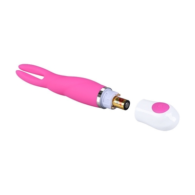 162 * 26 * 26 มม. 90 นาทีเครื่องสั่นกระต่ายซิลิโคนผู้หญิง Hot Lover Mini Rabbit Vibrator
