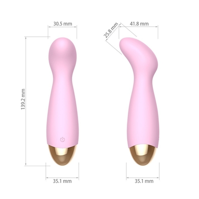 139.2mm Magic Wand Massager ซิลิโคนกระต่ายเขย่าของเล่นทางเพศ