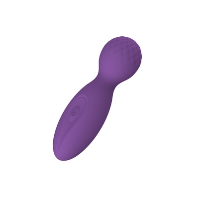 FDA ซิลิโคนสีแดง 4 นิ้ว Dildo Body Wand Massager เครื่องนวดหลังไร้สายสีชมพู IPX6