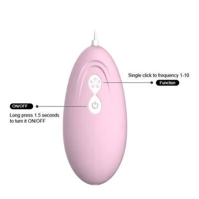 12 ความถี่คลาสสิกสีชมพู Love Egg Bullet G Spot Vibrator สำหรับผู้หญิง