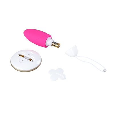 IPX5 รีโมทคอนโทรลสั่นรักไข่ไร้สายผู้ใหญ่ก้นไข่สั่น