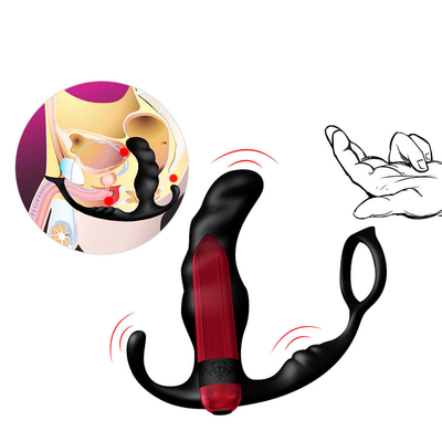 อวัยวะเพศชาย Cock Ring Anal Vibrator Prostate Massager ของเล่นทางเพศสำหรับผู้ชาย Masturbator