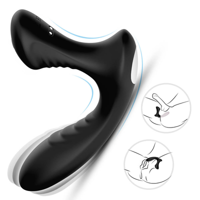 ชาย Orgasm Electric Prostate Massager แฮนด์ฟรี Anal Butt Vibrator Masturbator