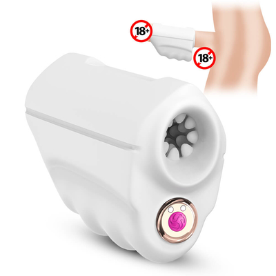 Stroke Penis Exercise ชาย Masterbator Cup ทำด้วยมือด้วย Magnetic Bullet Inside