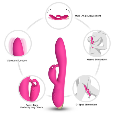 ของเล่นทางเพศสาวนวดถึงจุดสุดยอด Rabbit Clitoral Stimulator For Female