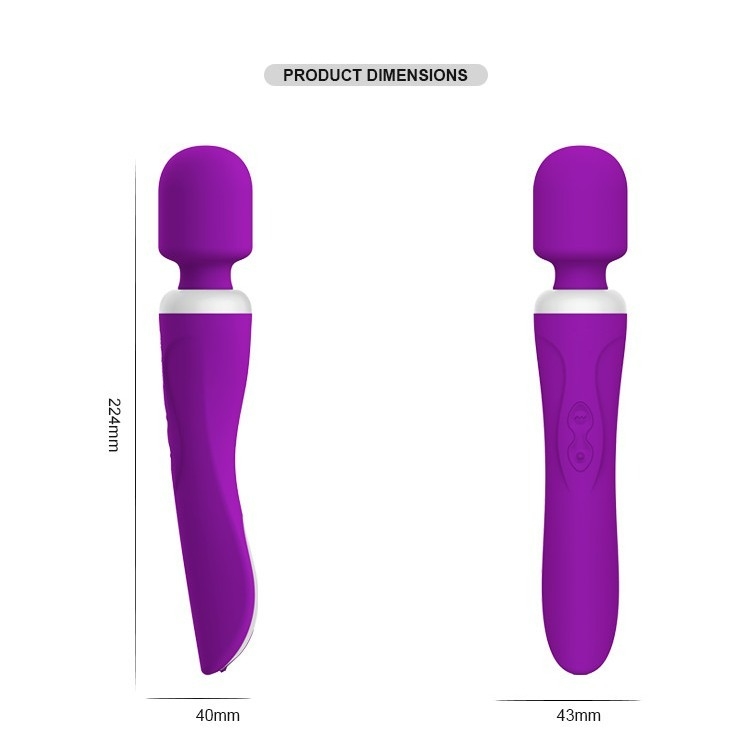 IPX5 ที่กำหนดเองซิลิโคนหญิงฟรีของเล่น Dildo ไฟฟ้า Clit Vibrator 60 นาที 224 มม