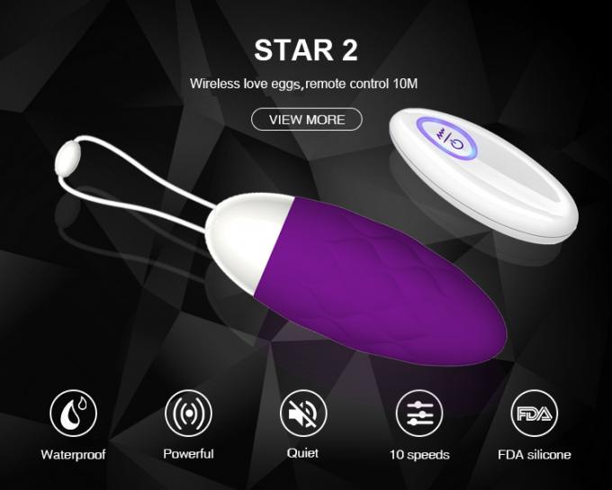 Girl Beginner Mini Egg Vibrator กระตุ้นหัวนมไข่ช่องคลอดสำหรับเพศชาย 0